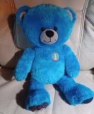 2018 Thomas The Tank Build A Bear Blue With Logo On Feet Embroidered 1 On Front 