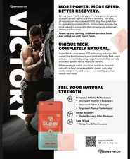   The Super Patch  VICTORY - Pack of 30 Patches-Unleash your inner athlete