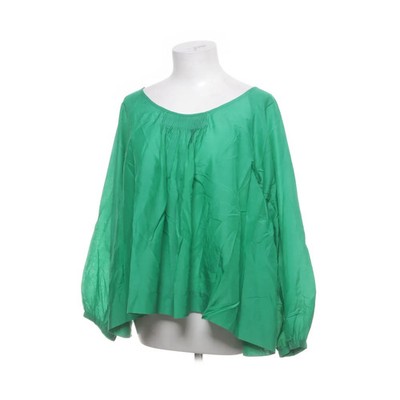 By Malene Birger, Bluse, Größe: 40, Noura Q39227008, Grün, Baumwolle/Seide #INl