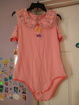 Hello Meow-Meow Bodysuit - Size L - Little For Big