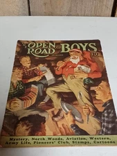 Vintage Open Road For Boys Magazine December 1939