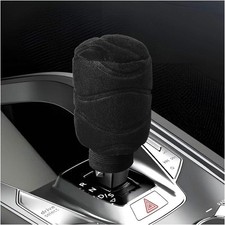 Gear Shift Knob Cover, Universal Automotive Gear Lever Handle Pro Color: Black