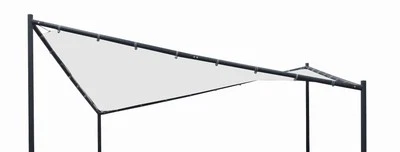 DEGAMO Ersatzdach Dachplane für Walmdachpavillon ORLANDO weiss wasserdicht 2. WAHL