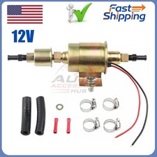 Universal 12v Electric Fuel Pump Inline Low Pressure 5-9 Psi Gas Diesel E8012s Universal 12v Electric Fuel Pump Inline Low Pressure 5-9 Psi Gas Diesel E8012s