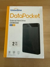 UnionSine 2TB Ultra Slim Portable External Hard Drive HDD-USB 3.0