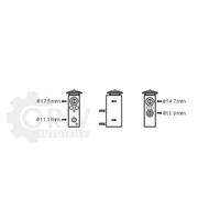 Expansionsventil Klimaanlage FüR CitroëN C2 1.6 VTS Bj.05-09