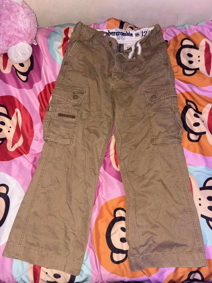 Y2K Abercrombie & Fitch Low Rise Flared Military Cargo Pants Womens W27L30 - Image 3 of 4