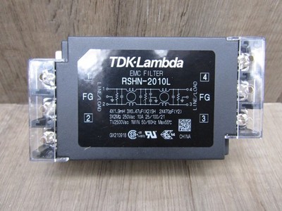 TDK-Lambda EMC Filter RSHN-2010L 250Vac 10A  Made Germany NEW - ''SEE PICS''