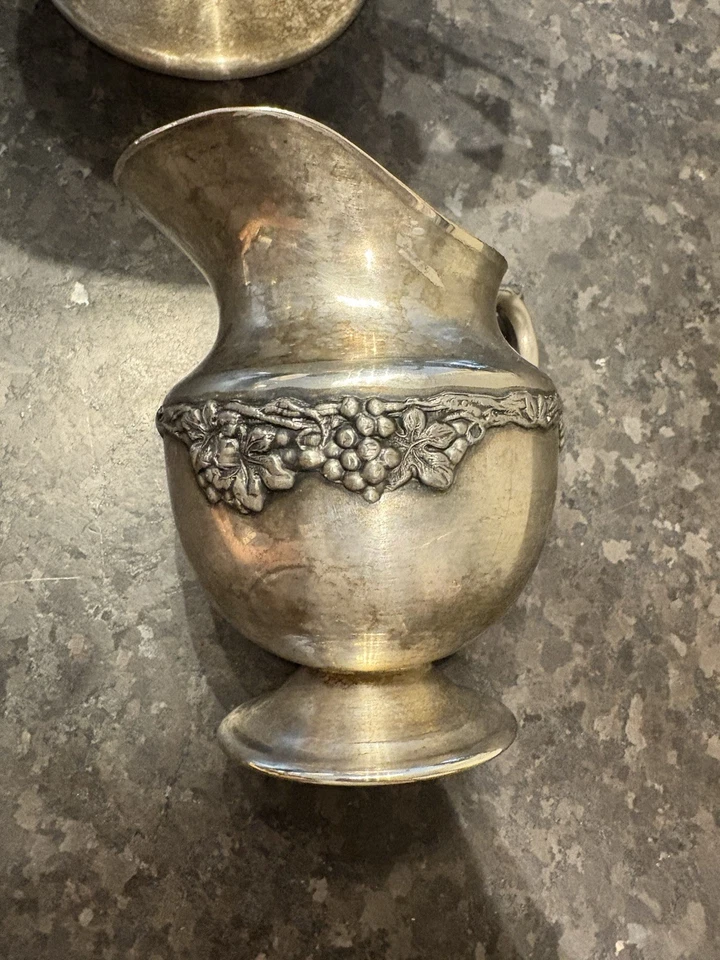 Juego de jarra y crema Silver On Cooper Foto 4 de 4