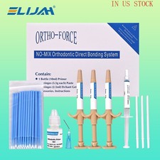 Dental Orthodontic No-Mix Self Cure Bonding Adhesive Kit For Brackets Braces New