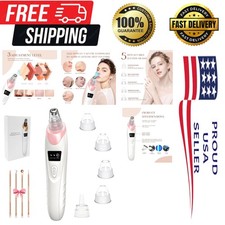 2025 Blackhead Remover Pore Vacuum,Facial Pore Cleaner-5 Suction Power,5 Probes,