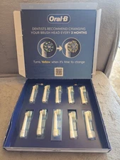 New Oral B Crossaction X Toothbrush Replacement Head 10 Pack
