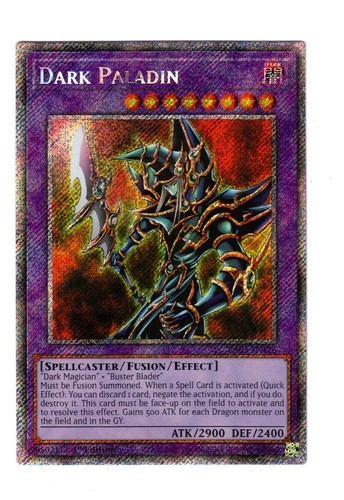 Dark Paladin RA03-EN126 Quarter Century Bonanza Platinum Secret Rare 1st Edition