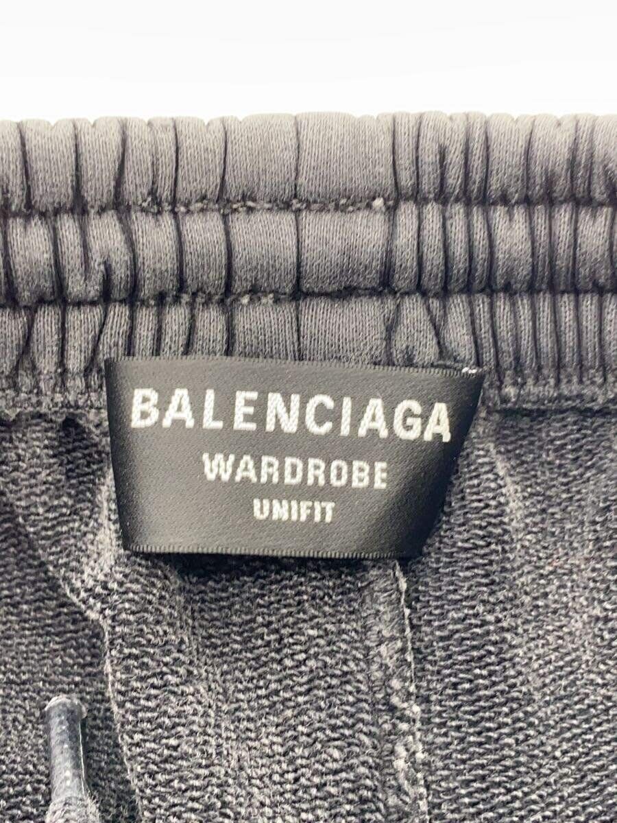 BALENCIAGA shorts 21SS logo embroidered XXS cotton GRY 674591 Used thumbnail 4