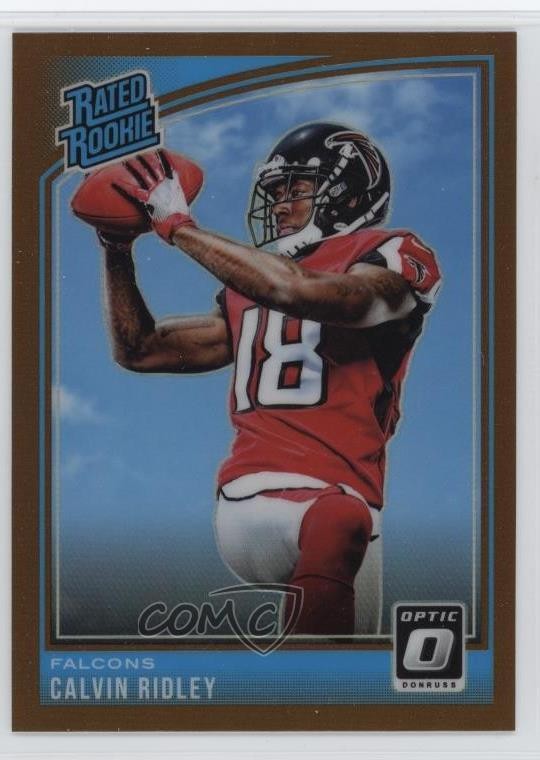 2018 Donruss Optic Rated Rookie Bronze Prizm Calvin Ridley #161 1pi5