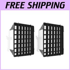 GVM Foldable Softbox Diffuser with Grid for LED Video Light