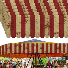 6 Pcs Carnival Circus Tent Awning Decorations Circus Theme Party Decorations