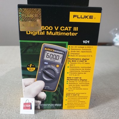 FLUKE-101 Digital Multimeter CAT III 600V Compact Handtester / Tracking