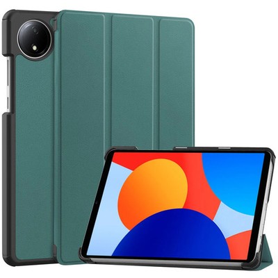 Hülle für Xiaomi Redmi Pad SE 8.7 Bizon Case Cover Futeral Tasche Dunkelgrün