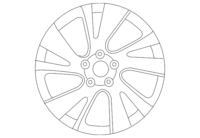 Genuine Nissan Wheel Alloy 40300-9UF1K