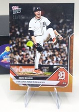 2025 Topps Now #575 Tarik Skubal Orange Foil /25 - 1st to 200 K's w/ 2 Base