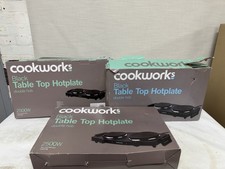 Cookworks 2500W Table Top Double Hot Plate Unteasted Return Joblots For Parts
