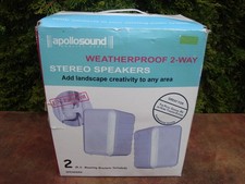ApolloSound weaterproof 2-way stereo speakers
