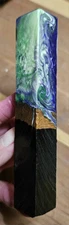 African Blackwood Alumilite Resin Hybrid Pen Blank/Diamond Paint Blank