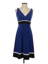 Chaps Women Blue Casual Dress XS