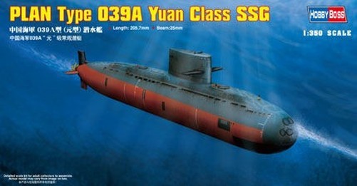 Hobbyboss 83510 - 1:350 Plan Type 039A Yuan Class Submarine - New