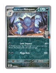 Team Rocket's Nidoqueen 116/182 Destined Rivals Reverse Holo