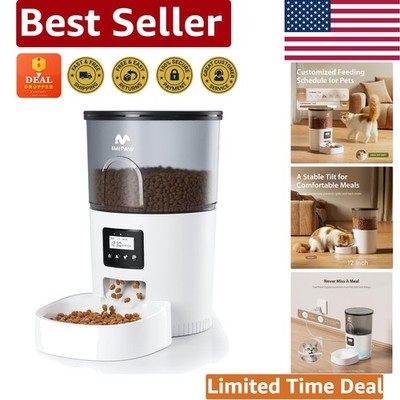 Dual Power Automatic Pet Feeder - 3L Fresh Food Dispenser for Cats & Puppies