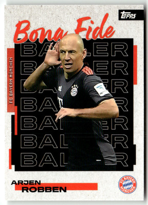 Topps FC Bayern München Team Set 2025 No. BB-1 Arjen Robben Bona Fide Baller
