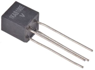 1 x Vishay VS-1KAB100E, Brückengleichrichter, 1,2A 1000V, 4-Pin D 38