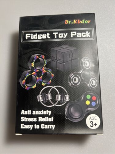 NEW - Dr.Kbder Fidget Toys Adults Set, Autism Sensory Toys Pack with fidget Cube
