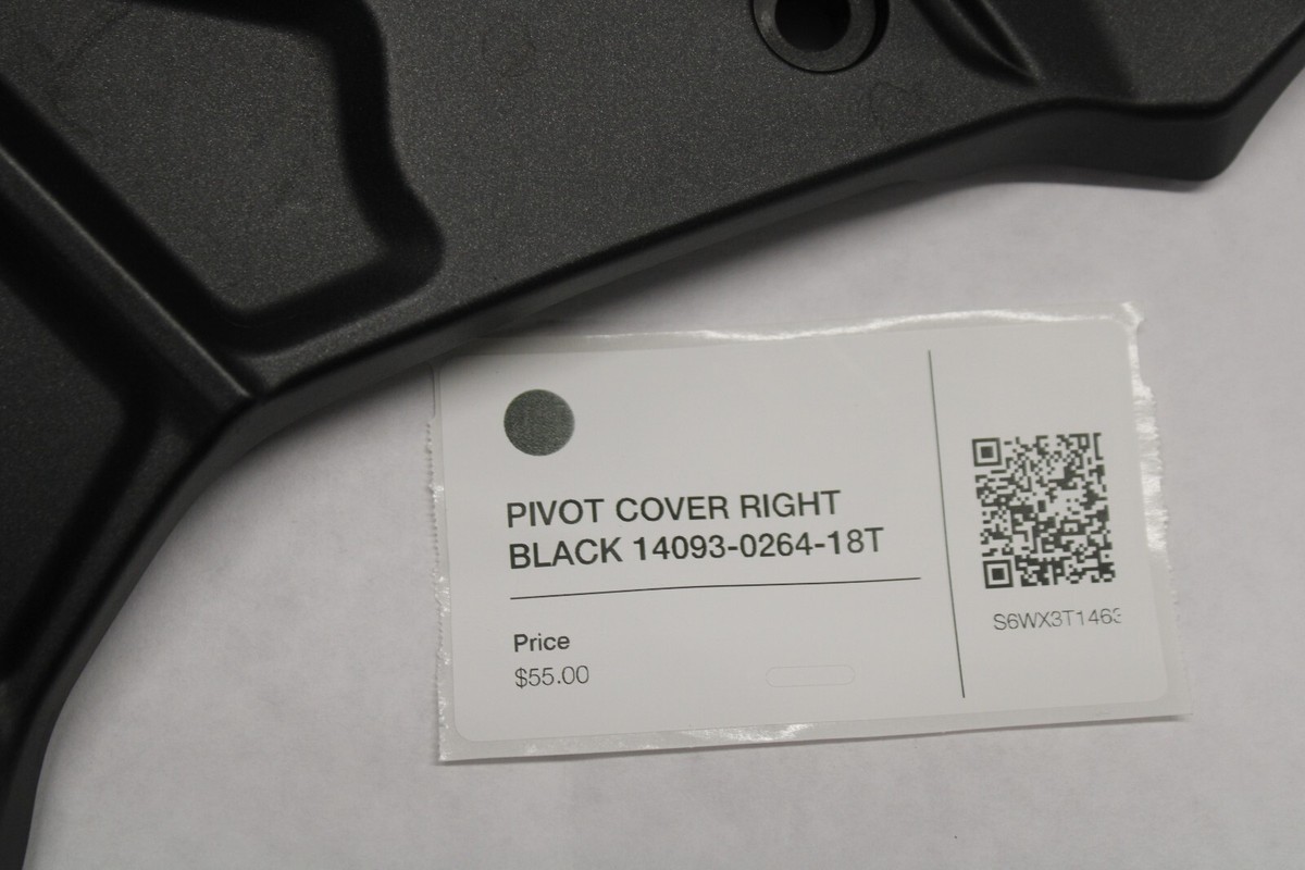 インド製クッションとカバー PIVOT COVER RIGHT BLACK 14093-0264-18T 2016 Kawasaki Versys 650 | eBay