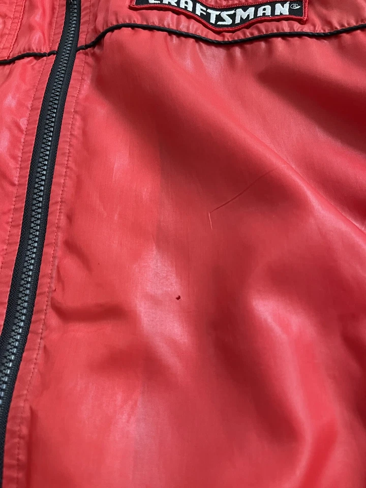 Chaqueta cortavientos vintage de carreras de automóviles PPG Indycar adulto XL roja años 70 80 Ferrari Foto 3 de 4