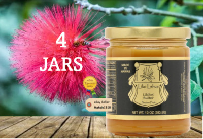 FOUR (4 JARS) PASSION FRUIT BUTTER SPREAD Liko Lehua 10oz #1 TOP SELLER -HAWAII