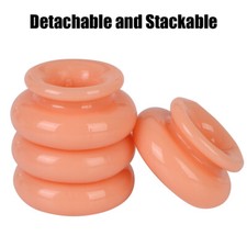 Penis Extender Enlarger Sleeve Ring Reusable Delay Ejaculation for Men 4 Ring