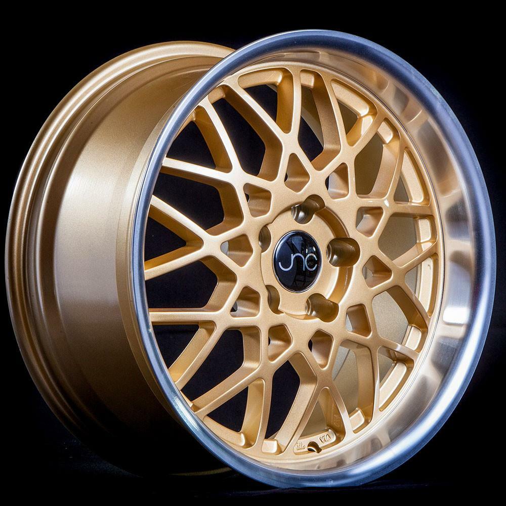 JNC 016 Gold Machined Lip 18x9.5 5x120 +25 72.6 Wheel/Rim | eBay