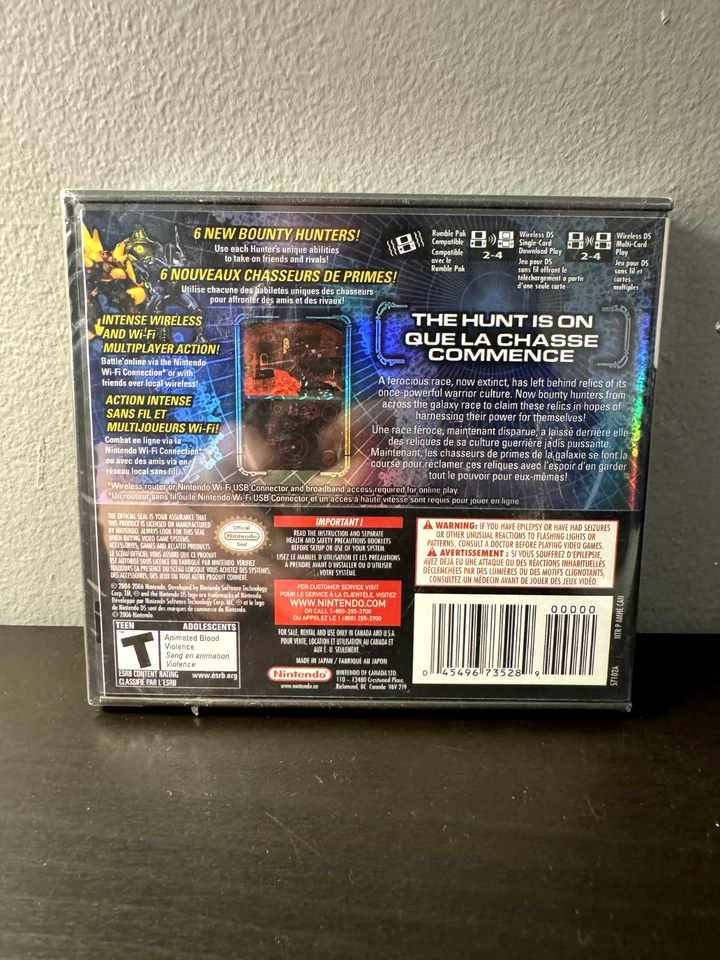 Metroid Prime: Hunters (Nintendo DS, 2006) - New-Sealed - Image 2 of 4