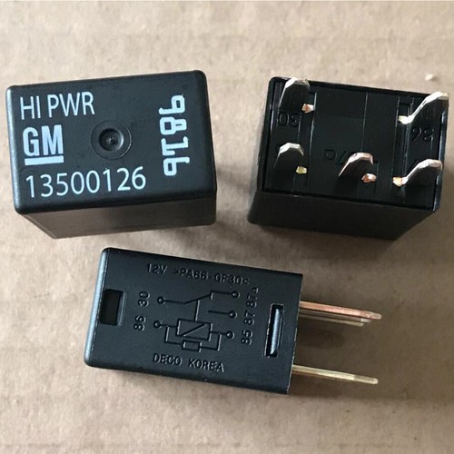 1PC OEM 13500126 9816 PA66-GF30 12V Automotive Relay 5Pin - 第 1/1 張圖片