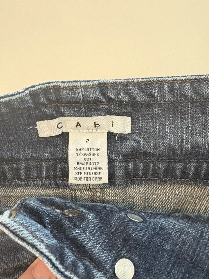 Falda Jean Cabi Talla 2 Azul Mujer’s  Foto 4 de 4