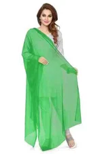Beautiful Plain Chiffon Dupatta Chunni Lightweight Long Scarf Stole Daily Uses