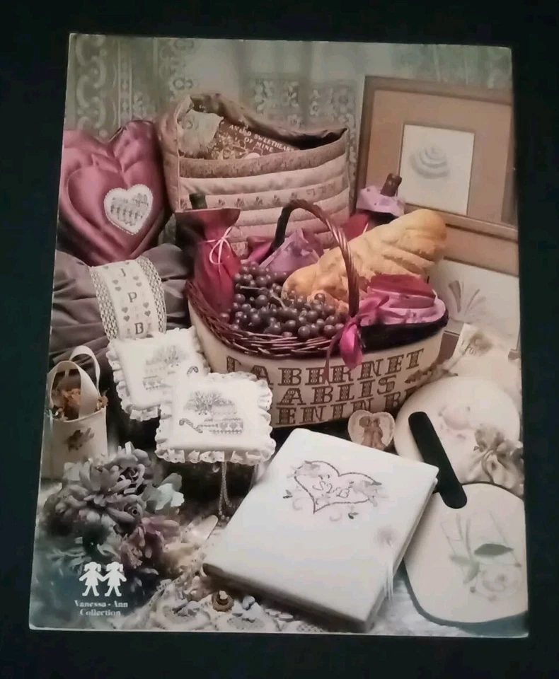 Vanessa Ann Cross Stitch Lavender and Old Lace Pattern Booklet 1981 - Image 2 of 2