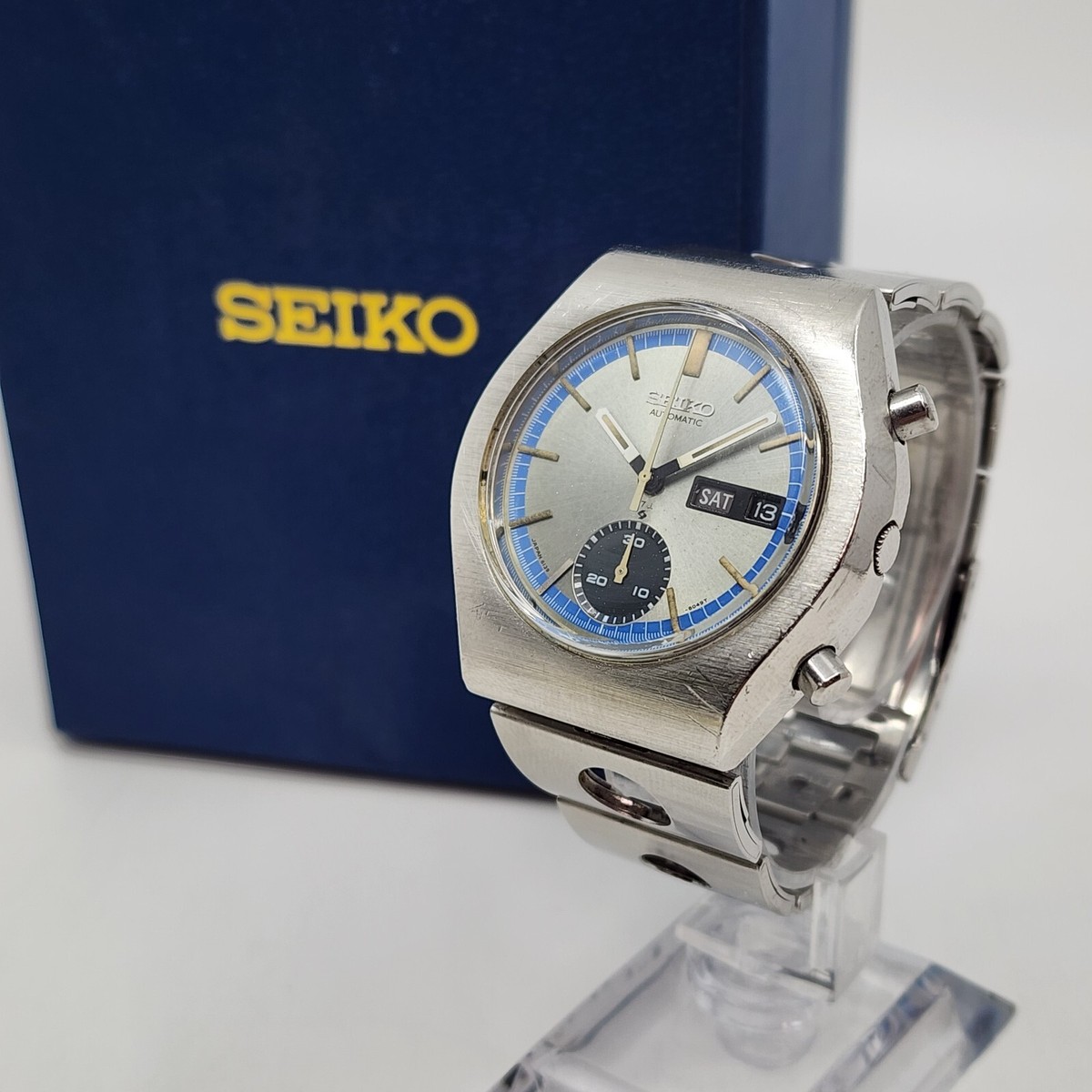 SEIKO Sports Rally Retro Racer Chronograph 6139-8029 Original