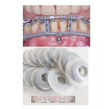 Dental Ortho Archwire Elastic Tube Protective Sleeve Elastomeric Bumper Tube
