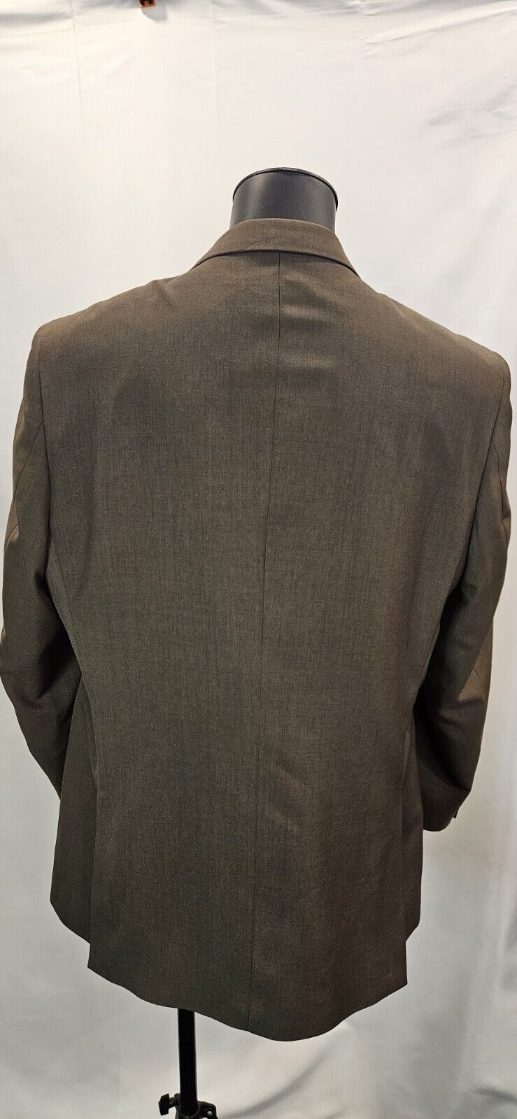 Angelo Rossi Suit Jacket 46 Mens Dark Taupe Chest… - image 4