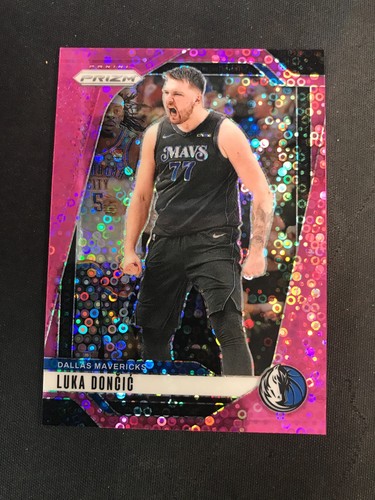 2024-25 Panini Prizm #89 Luka Doncic Pink Disco Prizm /50 Mavs Lakers No Reserve