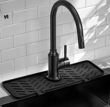 Silicone Kitchen Sink Splash Guard 18 Inch Faucet Mat for kitchen